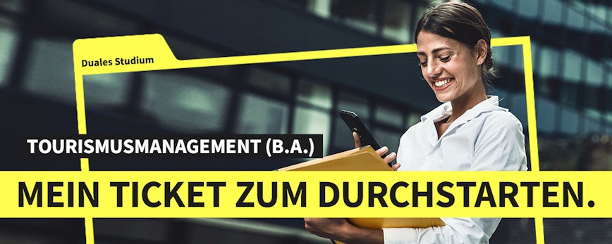 Duales Studium Tourismusmanagement (B.A.) am Campus oder online